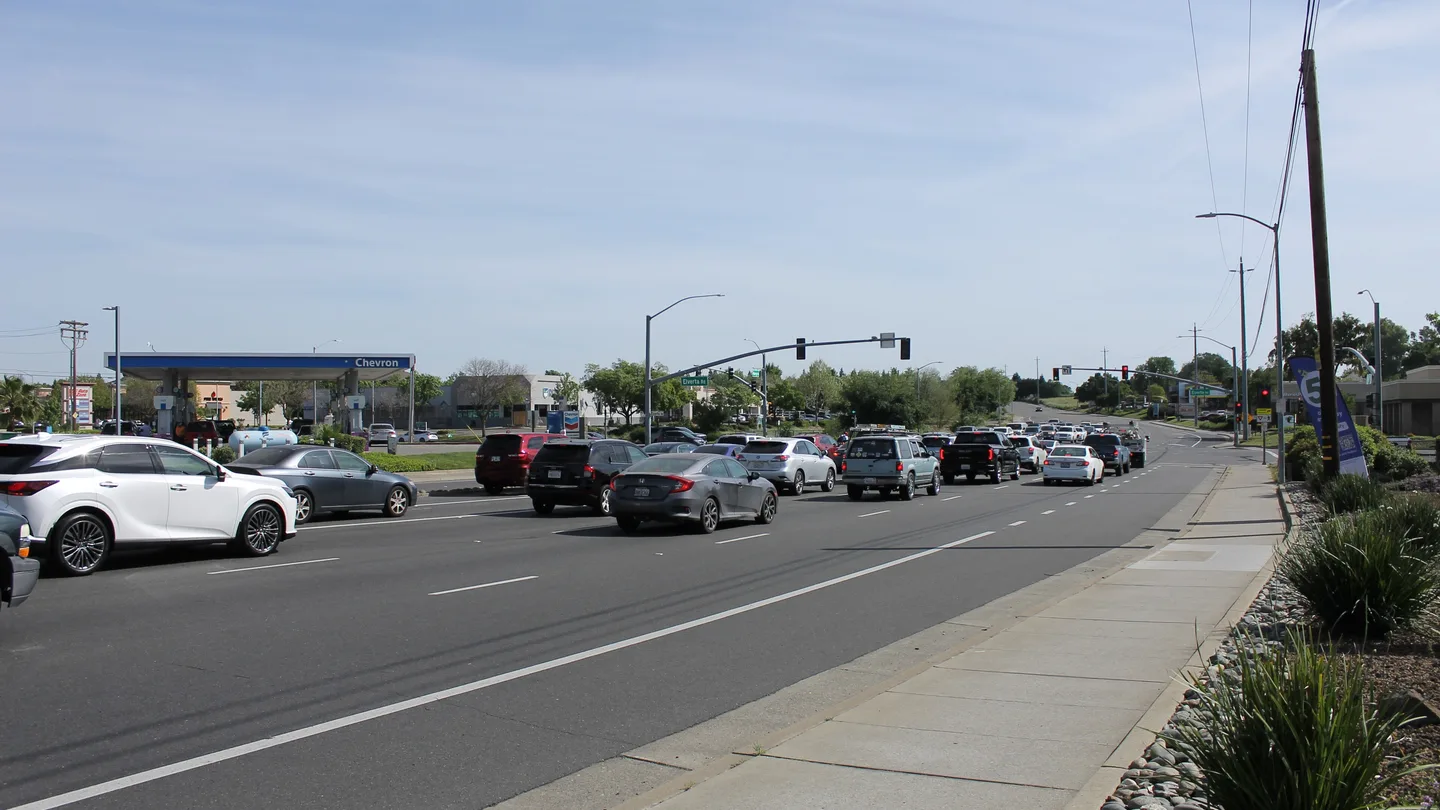 Walerga Road and Elverta Road in Antelope, California.