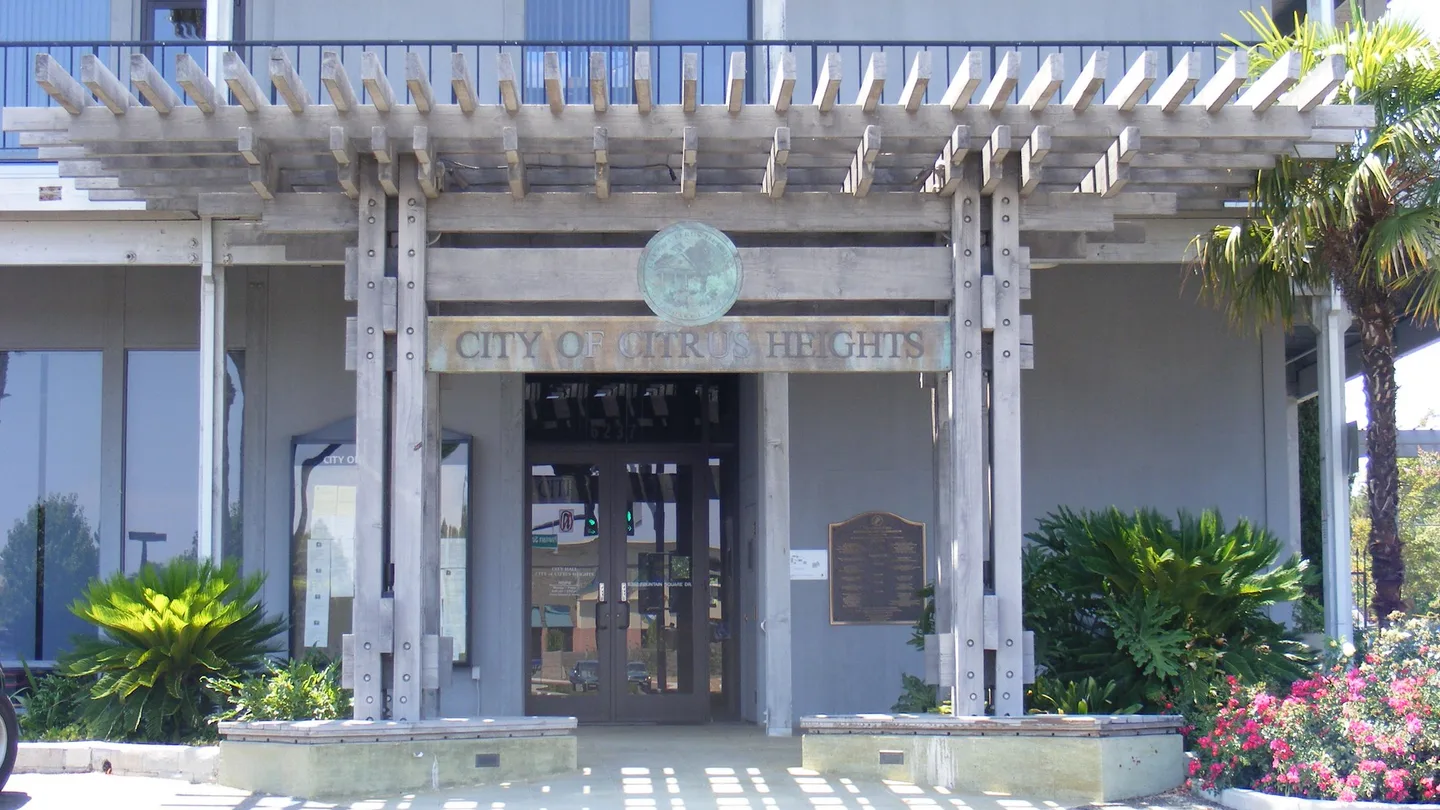Citrus Heights City Hall in Citrus Heights, California.