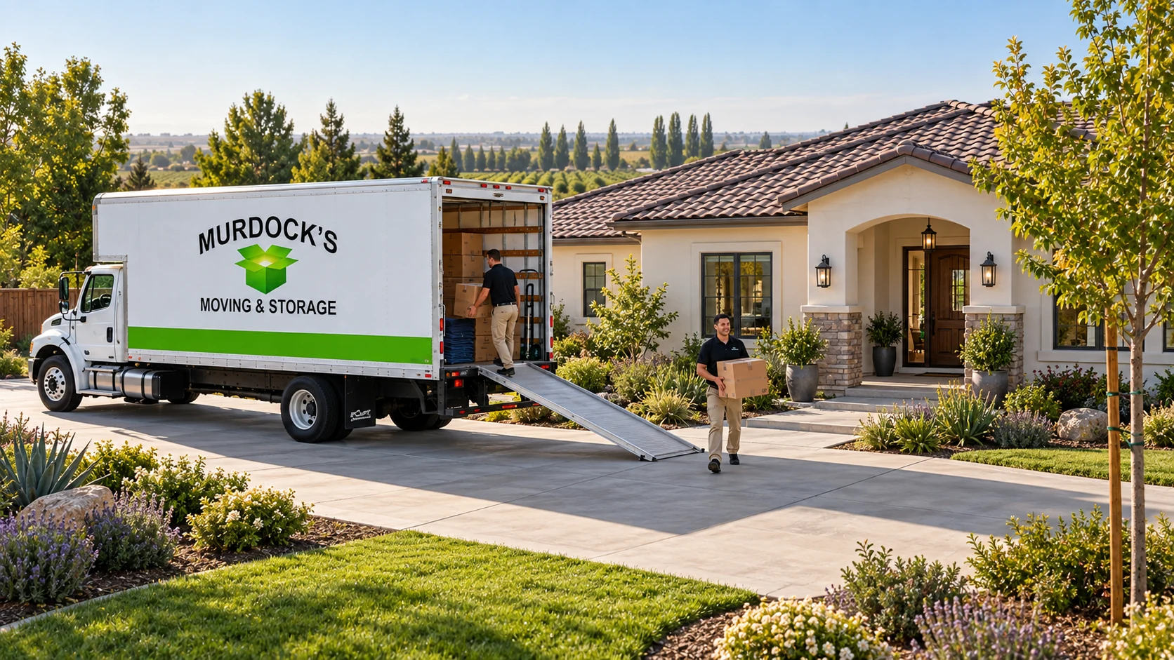 A moving arrival at a Plumas Lake-inspired single-story home.